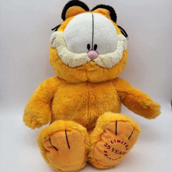 Paws Other - 21" Garfield the Cat Plush Stuffed Animal 25 Years Limited Edition Collectible